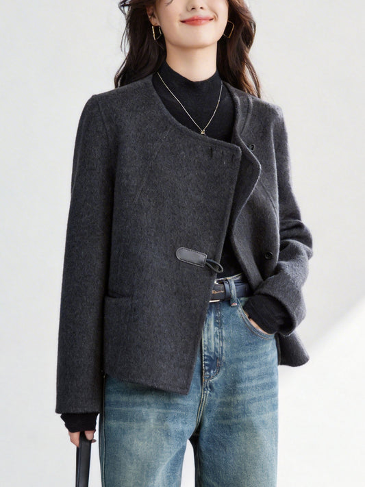 Double-sided tweed jacket