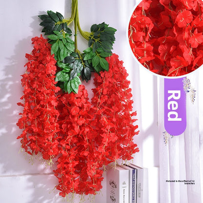 Artificial wisteria flower decoration