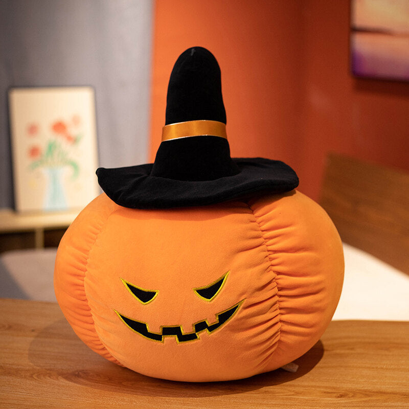 Halloween funny pumpkin pillow