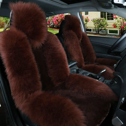 Car seat cushion - winter wool seat cushion