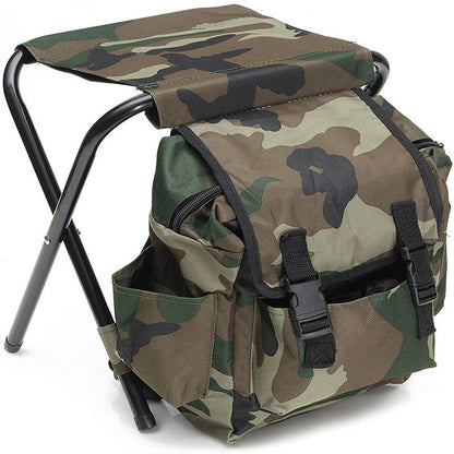 Outdoor leisure vacation camping fishing backpack stool