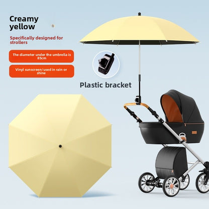 Universal Baby Stroller Sunshade and Rain Umbrella