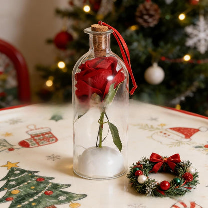 Christmas Tree Message Bottle Ornament