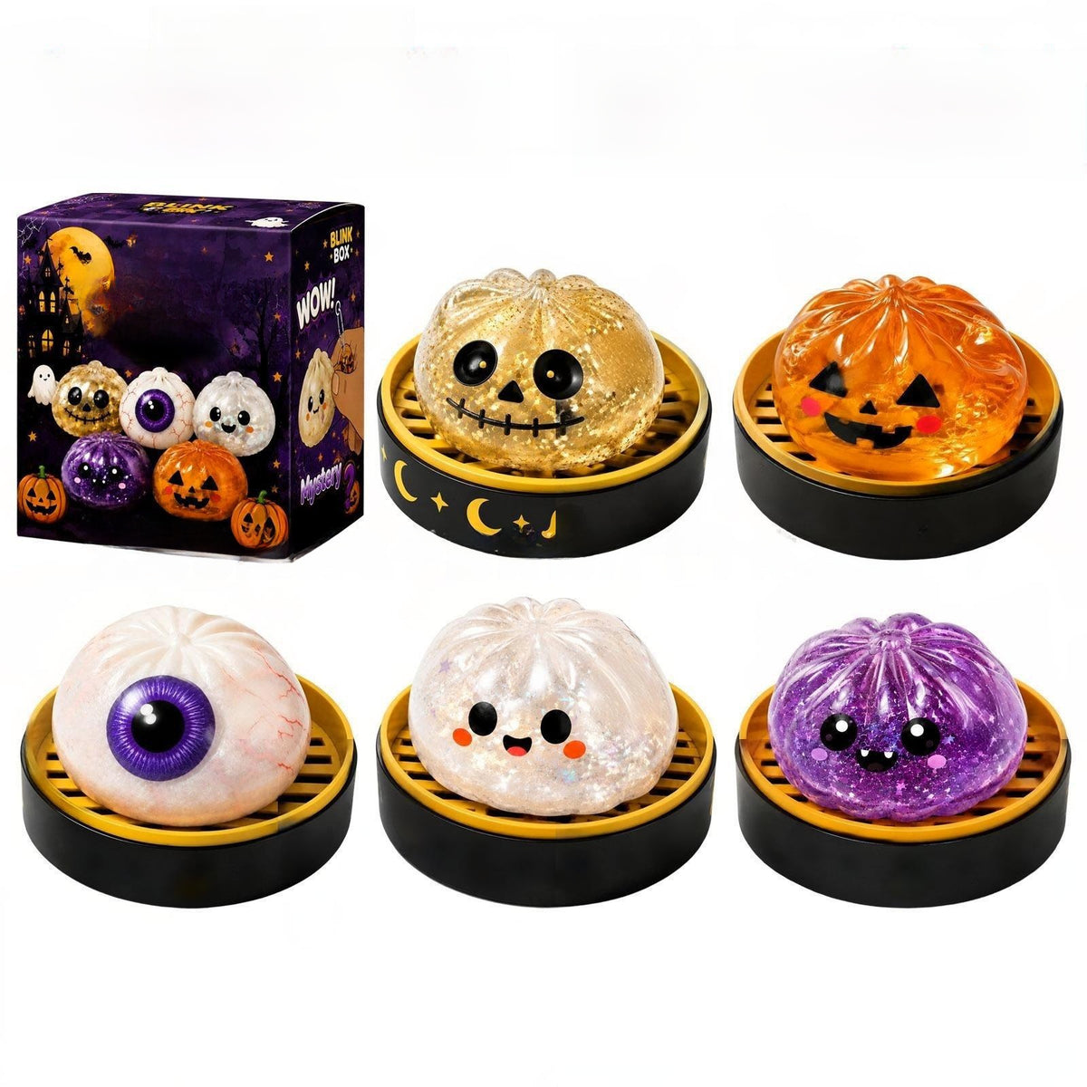 Halloween Squeeze Stress Relief Toy Gift Set
