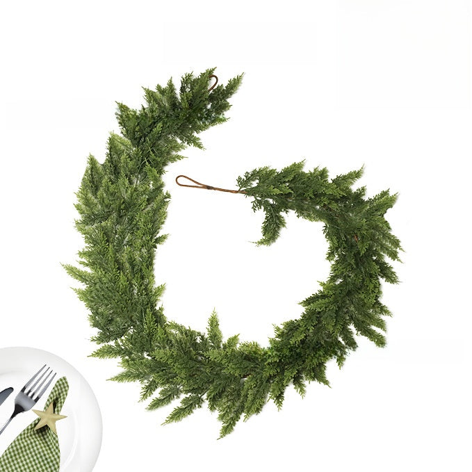Cedar boughs for Christmas decoration