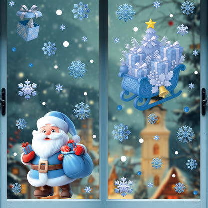 Christmas glass stickers