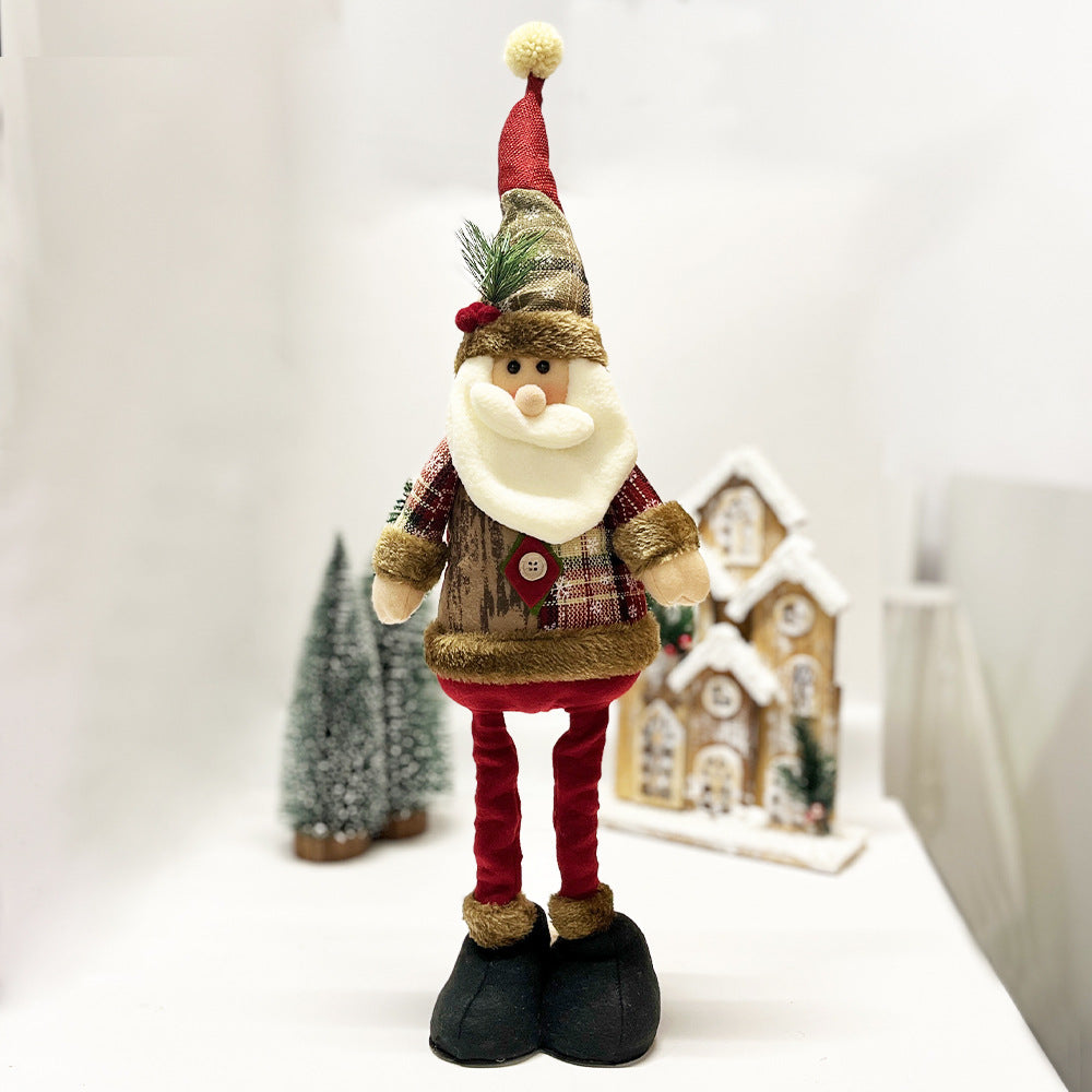 Retractable Christmas Decoration Doll