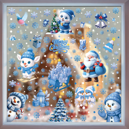 Christmas glass stickers