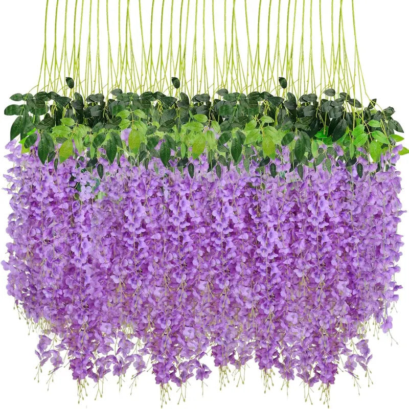 Artificial wisteria flower decoration