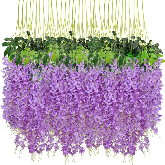 Artificial wisteria flower decoration