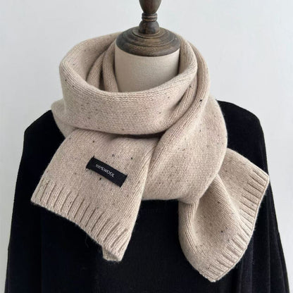 Merino Wool Knitted Winter Scarf