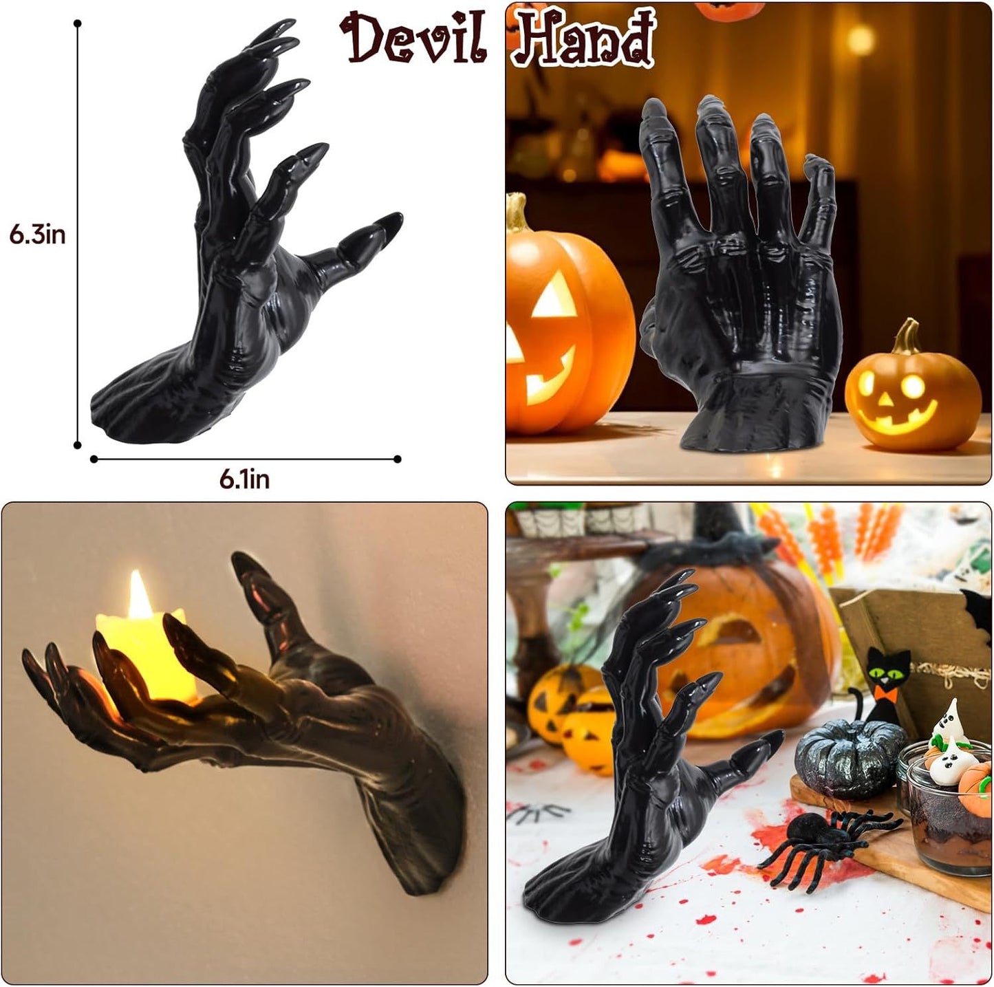 Realistic Devil Hand Halloween Decor