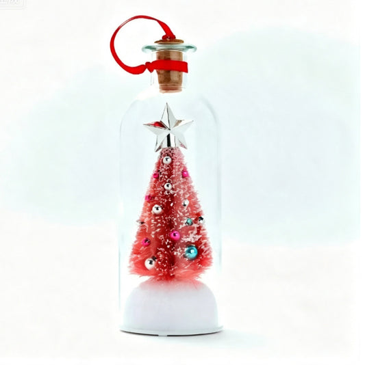 Christmas Tree Message Bottle Ornament
