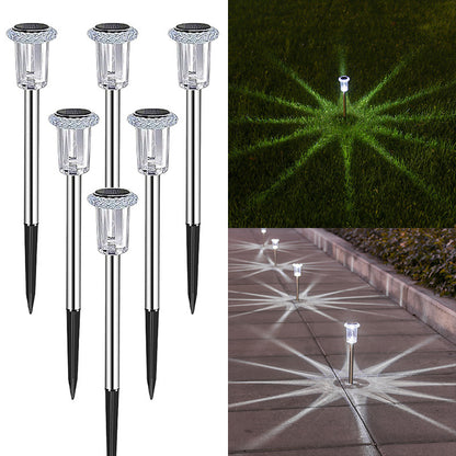 Solar Outdoor Ground Lights Waterproof LED Garden Lawn Decoration Lamp