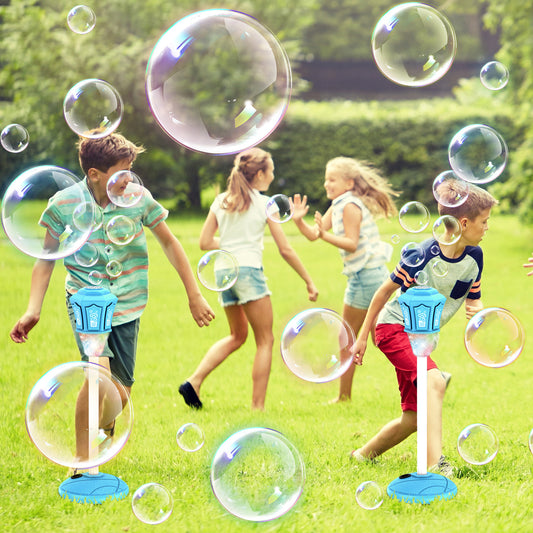 Automatic Outdoor Bubble Machine with Lights and Music