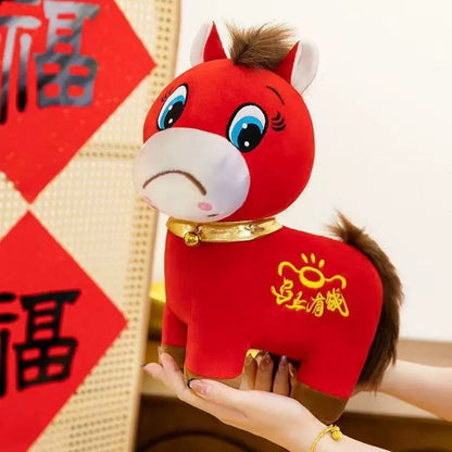 Plush Horse Doll Zodiac Gift