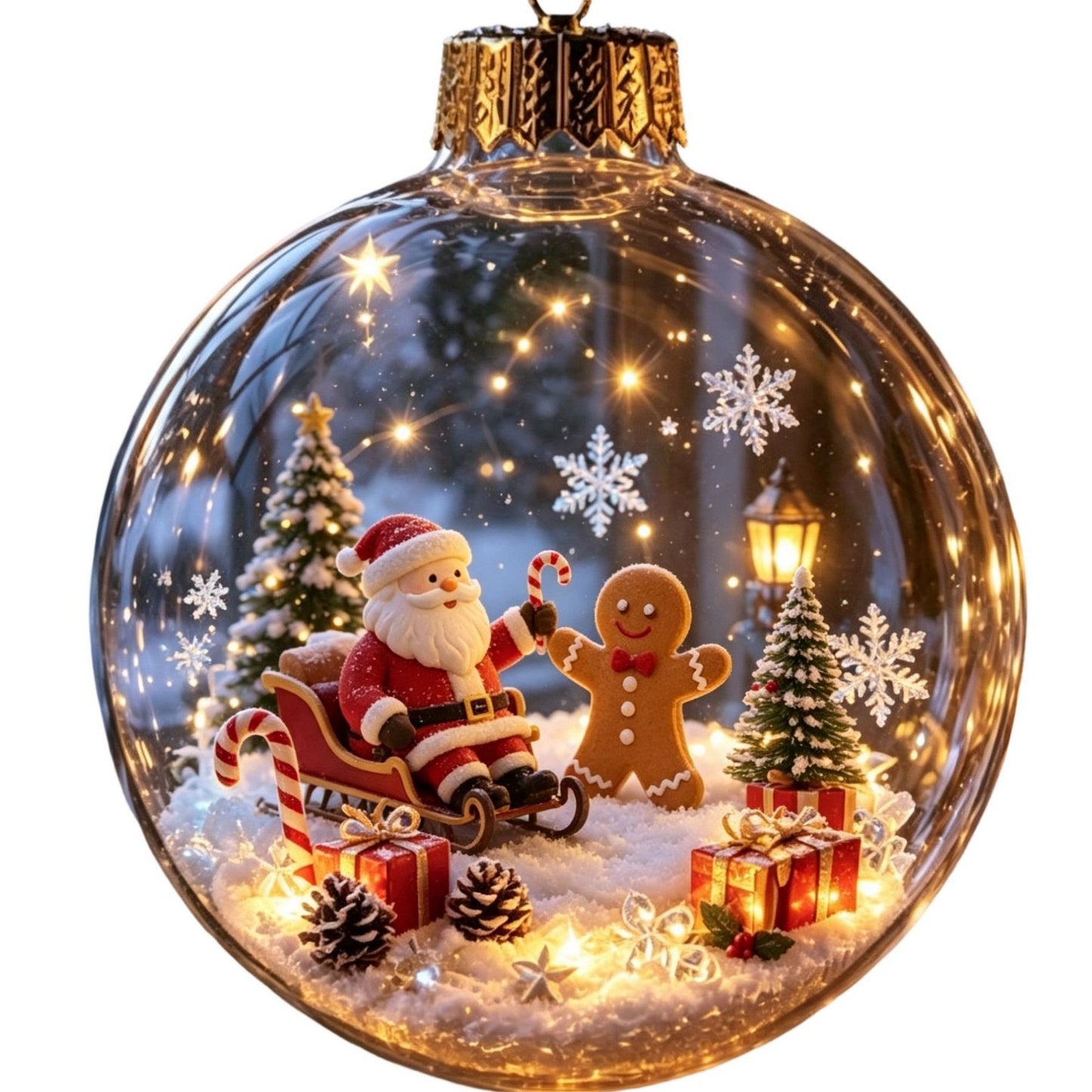 Custom Christmas Snowman Ornament