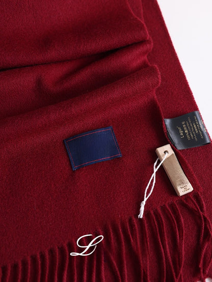 Merino Wool Scarf Winter Warm Unisex
