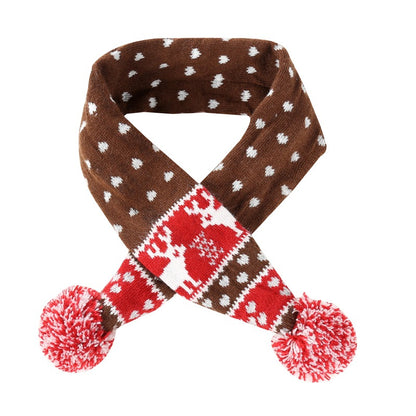 Christmas pet scarf