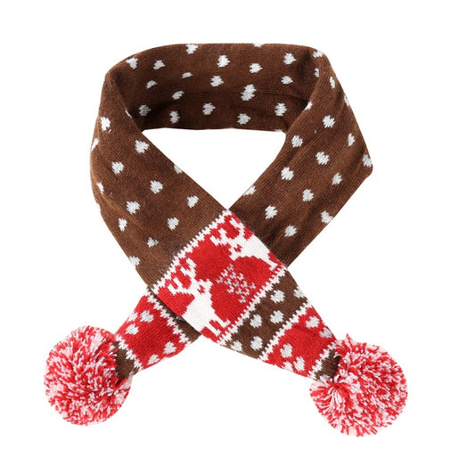 Christmas pet scarf