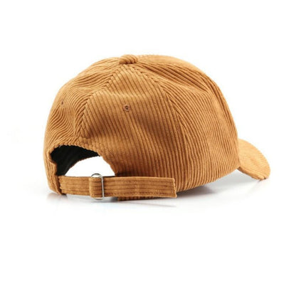 Autumn and Winter Women's Corduroy Emis Style Baseball Cap Japanese Trendy Men's Large Head Circumference Face-Slimming Duckbill Cap