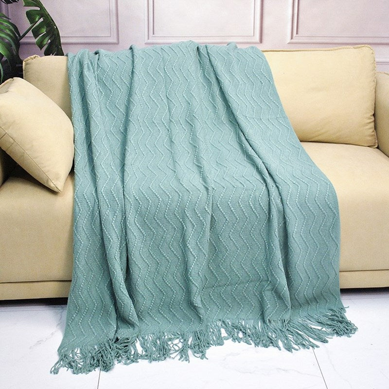 Knitted blanket