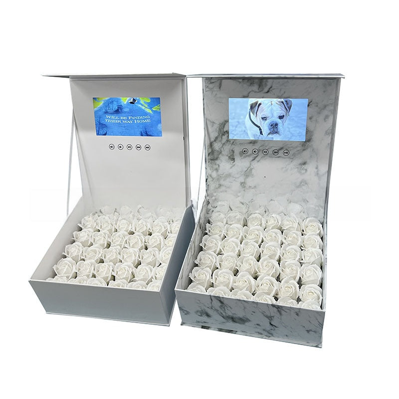 LCD Video Rose Gift Box