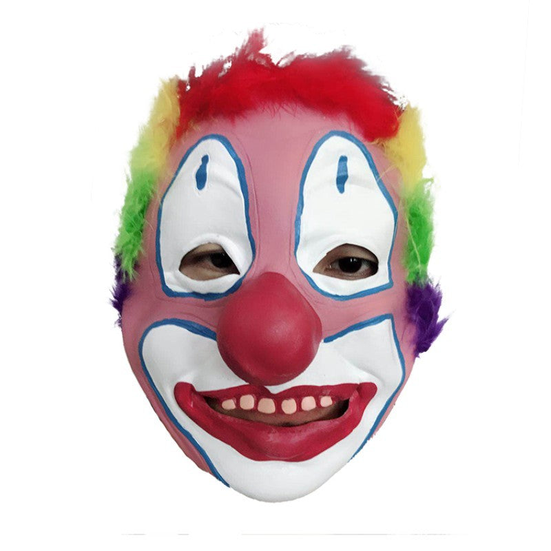 Halloween Clown Mask Latex Costume Party Performance Headgear