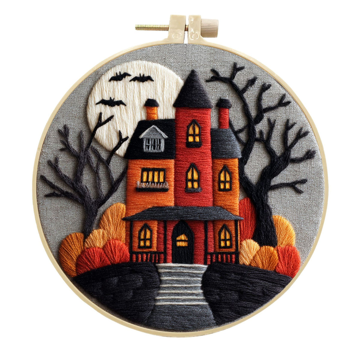 Halloween Embroidery Material Pack