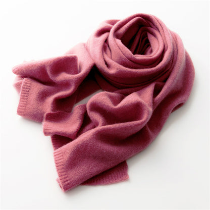 Pure Cashmere Scarf Unisex Winter Neck Warmer