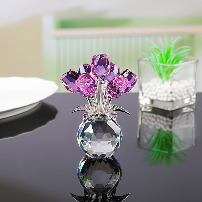 Crystal Rose Home Decor Gift
