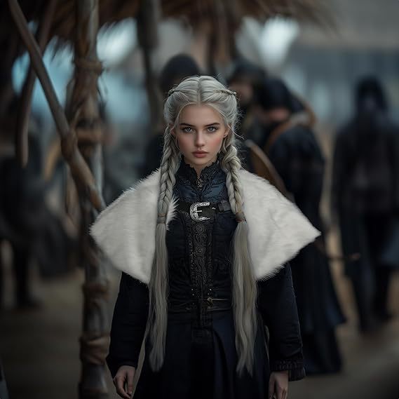 Medieval Viking Costume Cloak