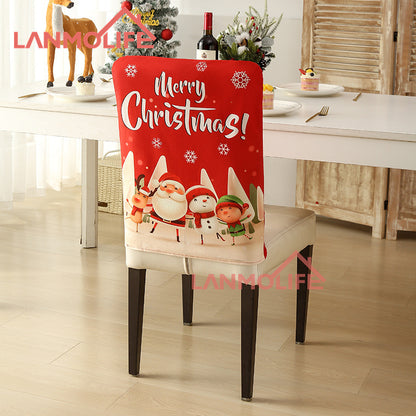 Christmas chair back cover