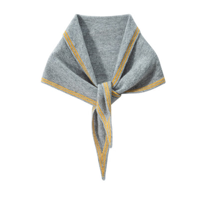 New Autumn and Winter Cashmere Scarf, Cold-Proof and Warm Triangle Scarf, Small Shawl, Cashmere Neck Warmer, Neck Protector, Thick Neck Wrap