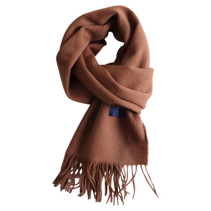 Merino Wool Scarf Winter Warm Unisex