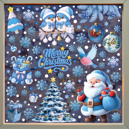 Christmas glass stickers
