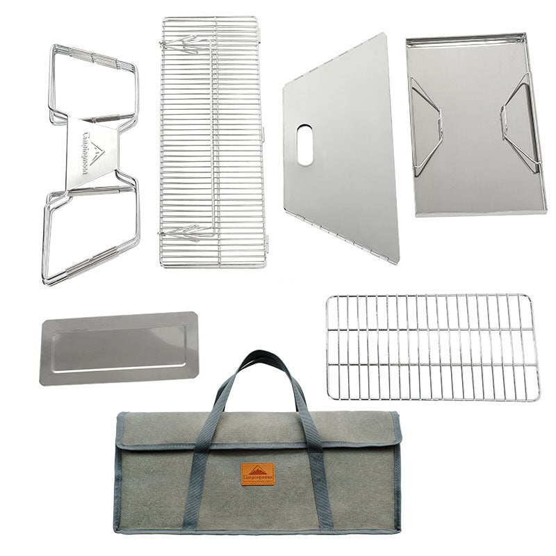 Foldable Outdoor Barbecue Grill