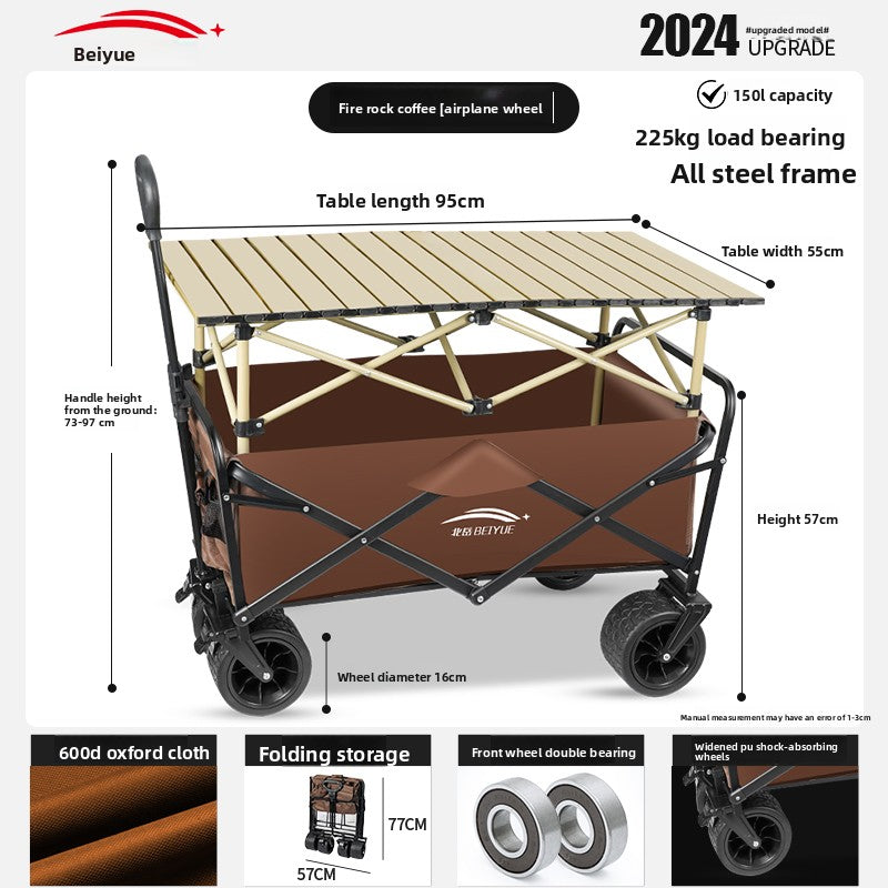 Foldable Outdoor Camping Cart