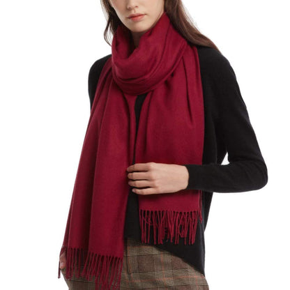 Women's imitation cashmere shawl long scarf