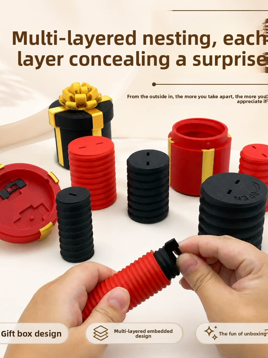 Multi-Layer Spiral Nesting Gift Box