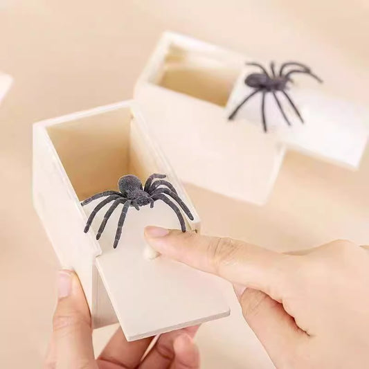 Spring Spider Prank Box
