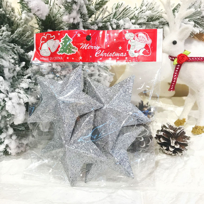 Blow Mold Plastic Christmas Star Ornament