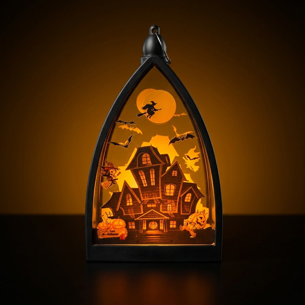 Pumpkin Haunted House Skull Decoration Atmosphere Light