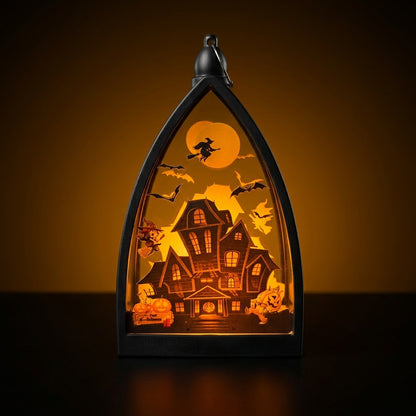 Pumpkin Haunted House Skull Decoration Atmosphere Light