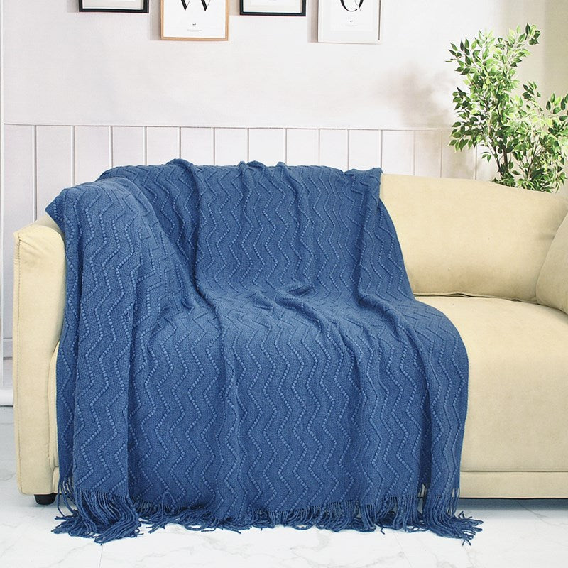 Knitted blanket