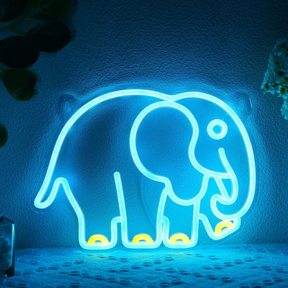 Cartoon LED Neon Wall Light for Room Decoration