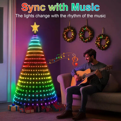 Christmas Tree Light Strings with App Control