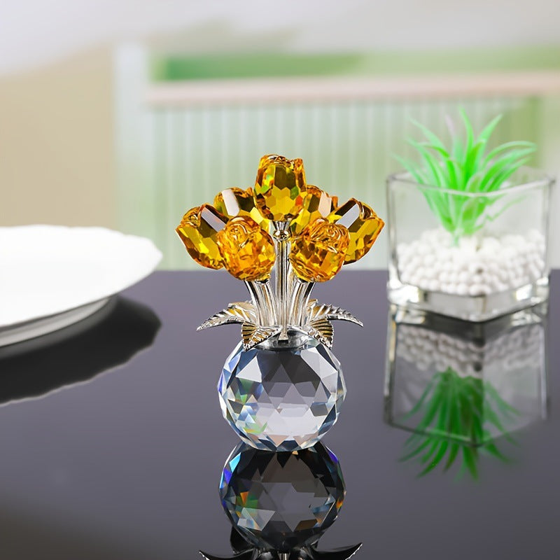 Crystal Rose Home Decor Gift