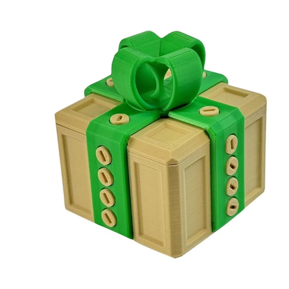 3D Printed Annoying Prank Gift Box Novelty Gag Toy