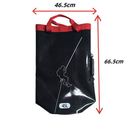 Outdoor extreme rock climbing rope bag
